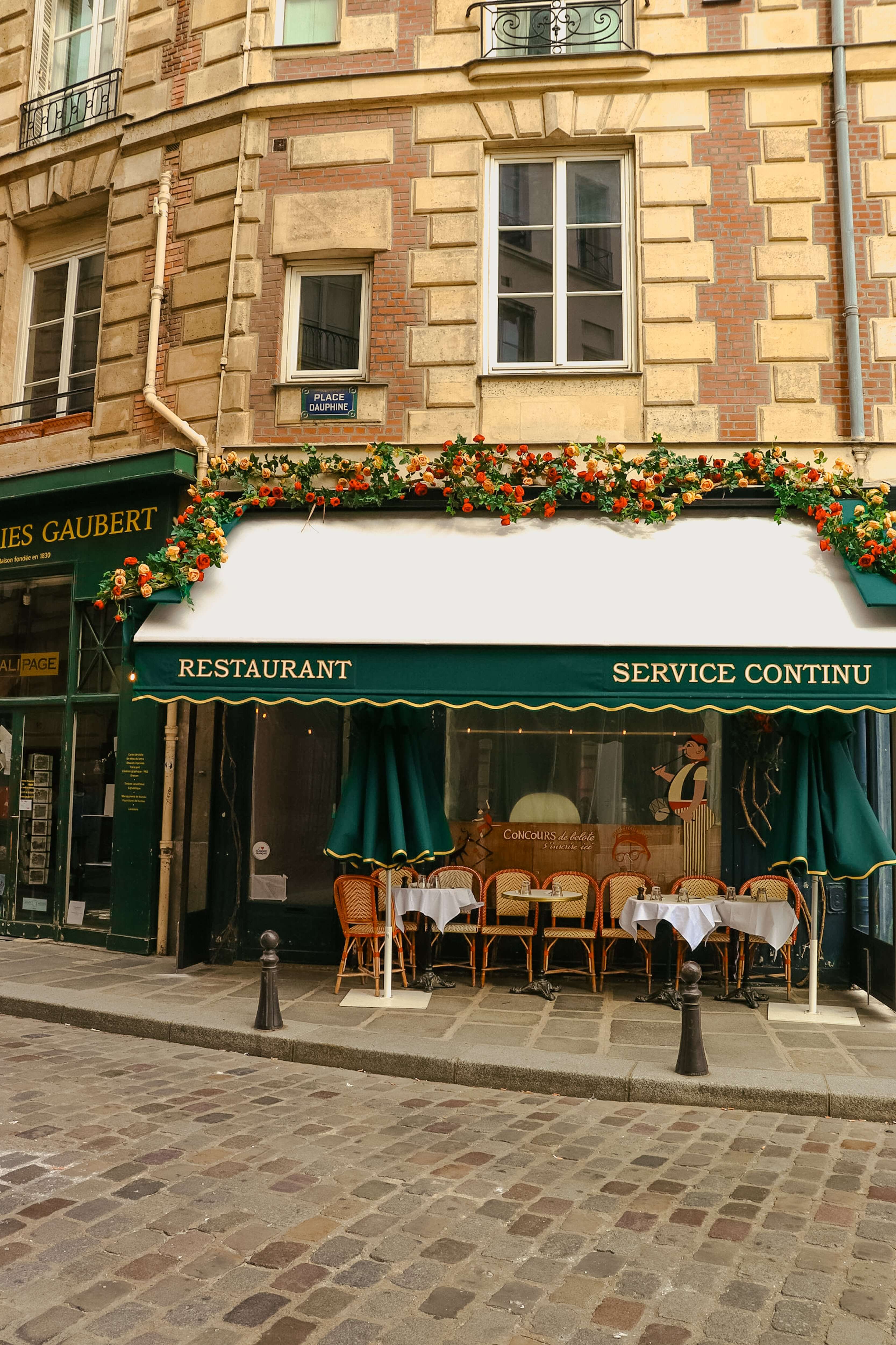 A picture of the outside of the Restaurant terrace